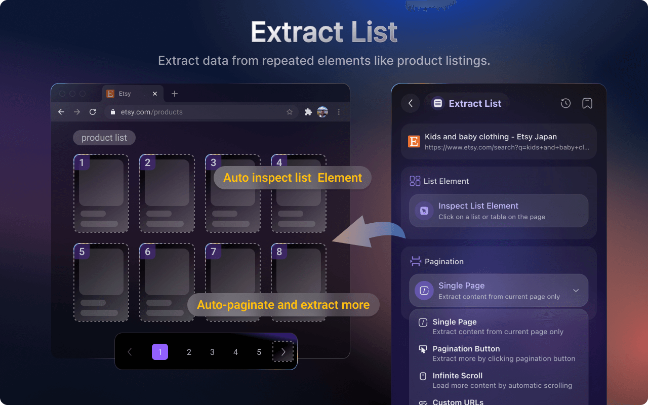 Extract Details Feature Demo